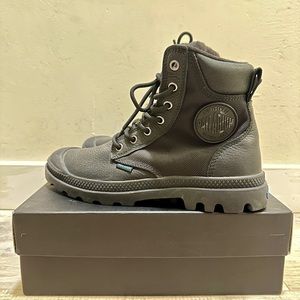 Palladium waterproof, lace-up boots